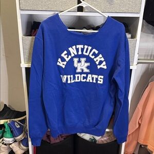 Champion Kentucky Wildcats Blue Crew Neck Sweater